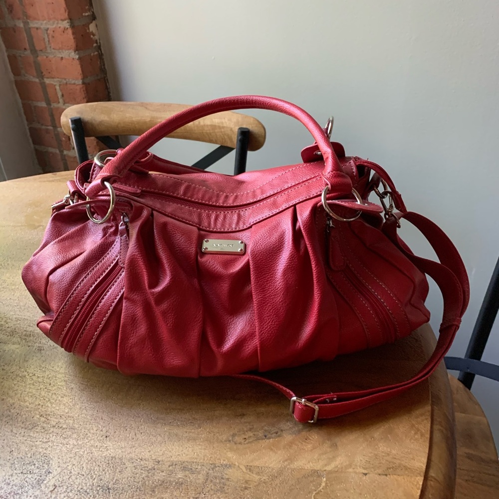 Red Leather Purse